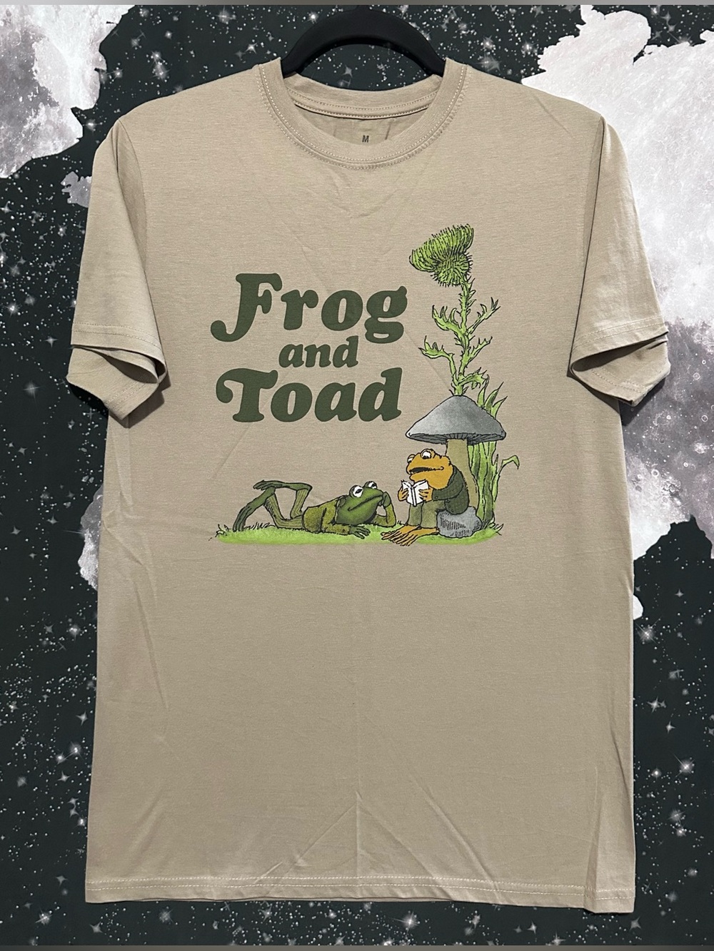 Frog and Toad Relaxing With A Book Graphic Shirt